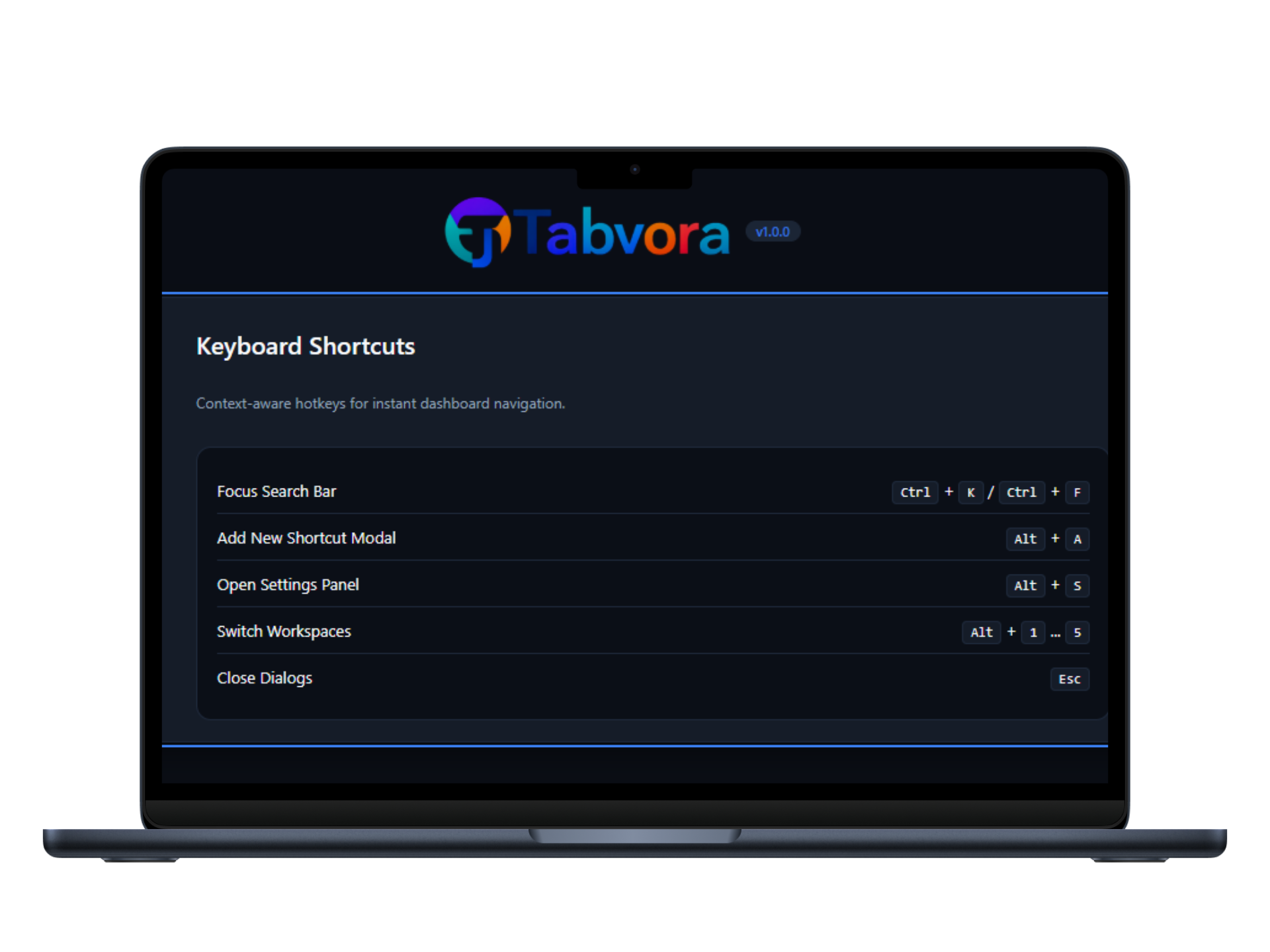 Instant Command Palette Search